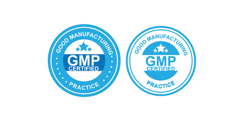 Certified GMP Icons for Quality Assurance and Industrial Compliance