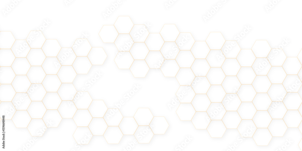 Poster abstract white hexagon concept background. seamless pattern with hexagon. hexagonal white hexagons h