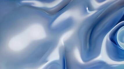 Abstract 4K footage showing flowing translucent waves blue white soft gradients resembling stained glass ocean sky transitions perfect title reveals dream sequences calming digital animations needing - Powered by Adobe
