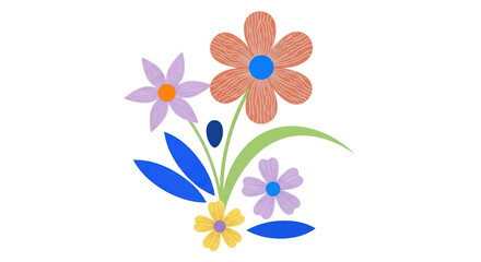 Isolated Flower Arrangement