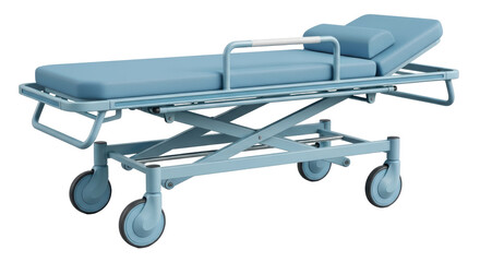 Isolated Hospital Stretcher Bed