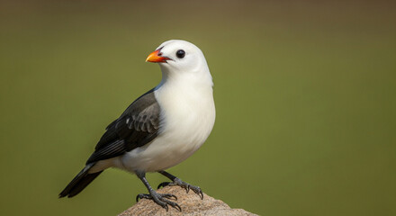 Fototapeta premium seagull on the rock