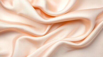 Obraz premium Close-up of a delicate fabric with a subtle sheen, isolated on a pure white background, luxury, elegant