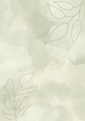 elegant hand painted floral watercolour background 1302