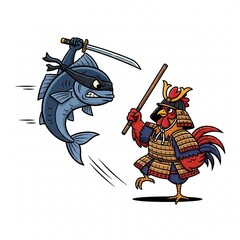 samurai fish generative ai 