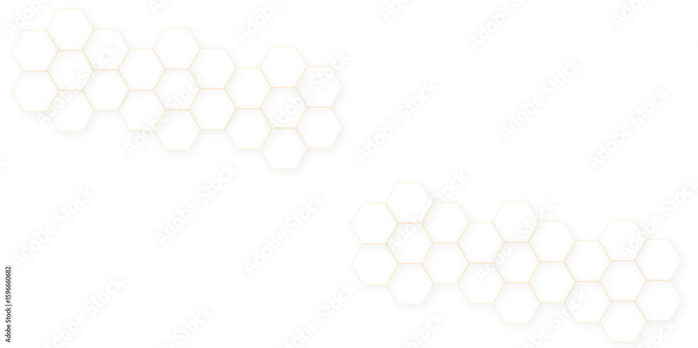 Poster abstract white hexagon concept background. seamless pattern with hexagon. hexagonal white hexagons h