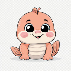 cute baby cartoon fish