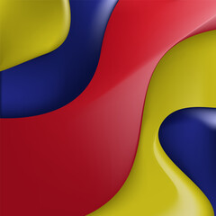 abstract background with colorful mix 3d rendering