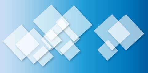 Blue background Abstract Geometric pattern light. material in triangle diamond and blue squares shapes. Blue technology square business background with motion gradient blue light effect. colorful wall