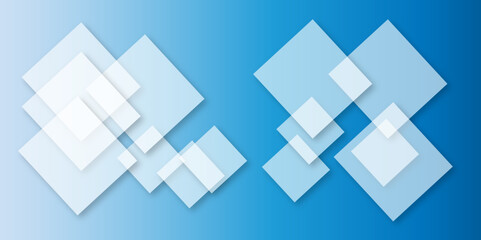 Blue background Abstract Geometric pattern light. material in triangle diamond and blue squares shapes. Blue technology square business background with motion gradient blue light effect. colorful wall
