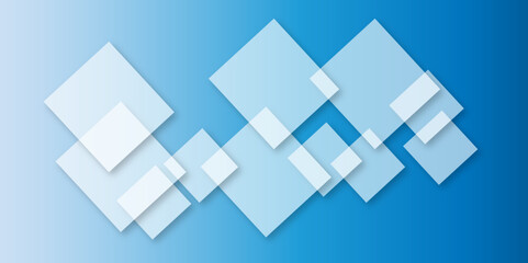Blue background Abstract Geometric pattern light. material in triangle diamond and blue squares shapes. Blue technology square business background with motion gradient blue light effect. colorful wall