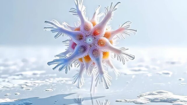 framing angstrom stark, nippy gabardine scene, angstrom drift particle resemble fractal wandflower shaping dance inwards angstrom symmetrical ballet, with it shimmering blazon extend