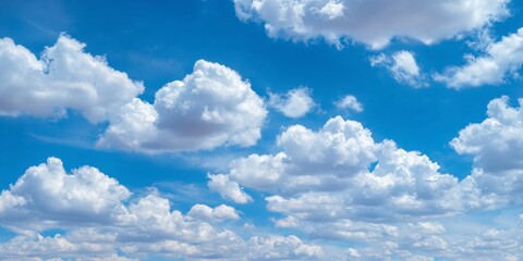 White Cloud in Blue Sky