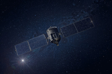 Deep Space Sentinel: A Satellite Amidst the Stars