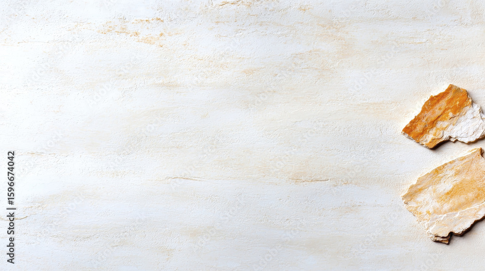 Poster textured background featuring light, neutral color with subtle variations, complemented by pieces of