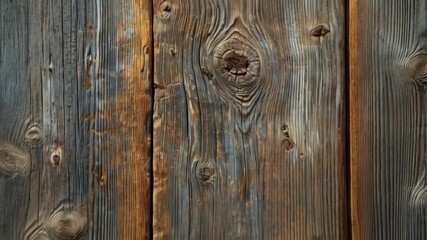 Close-up of old wood texture with knotty knots. Used in projects related to nature and rustic design.
