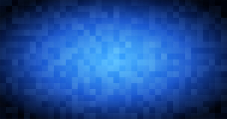 Abstract blue pixelated background vector illustration