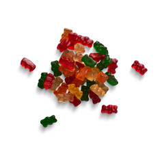 Fruit jelly, colorful. Sweets, dessert, sweets Delight Concept