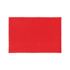 Blank square postage stamp with edges, old paper background Vintage Concept