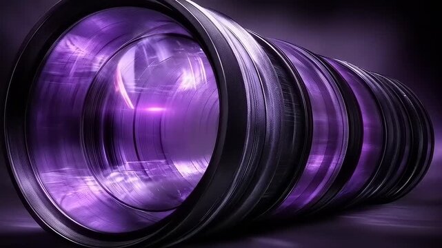 Futuristic lens design showcasing advanced optical technology and innovation