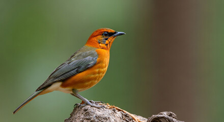 robin on a branch
