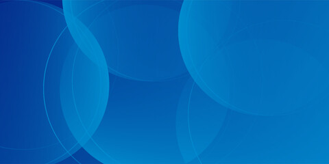 Minimal geometric background. Blue elements with fluid gradient. Dynamic shapes composition. Eps10 vector