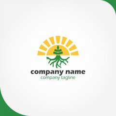 Organic Agriculture Logo Templates, Eco-Friendly Farming and Nature-Inspired Vector Icons