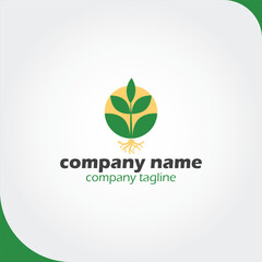 Organic Agriculture Logo Templates, Eco-Friendly Farming and Nature-Inspired Vector Icons