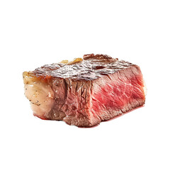 Medium-Rare Steak with Seared Exterior and Tender Interior