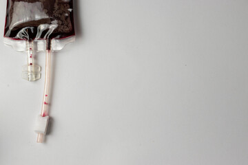 Blood donation concept
