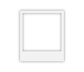 Fototapeta premium Empty Photo Frames Isolated on White Background PNG
