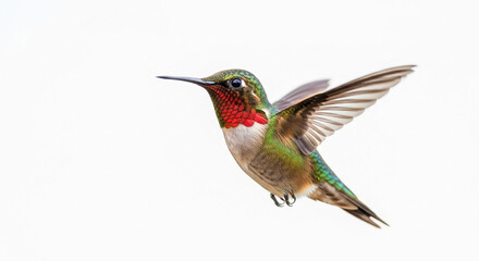 Fototapeta premium hummingbird and flower