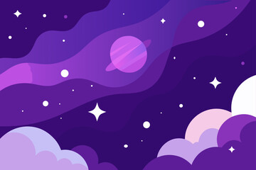 Fototapeta premium seamless background with stars