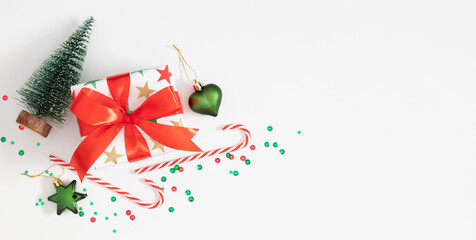 christmas background with christmas tree