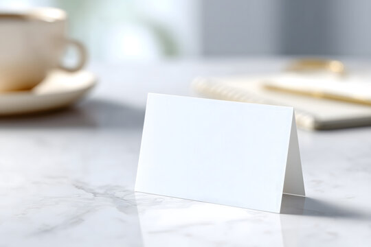 Minimal Table Place Card Ready for Custom Text