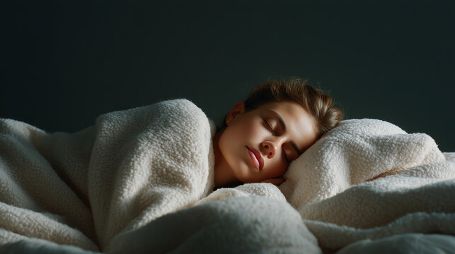 Optimizing sleep for wellness in a dark, cozy environment with relaxation techniques and good sleep practices