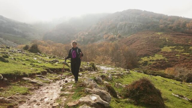 Hiking adventure in Gorbea Natural Park