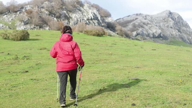 Autumn hike in Gorbea Natural Park, Basque Country