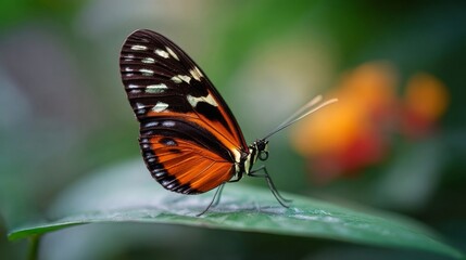 butterfly on leaf