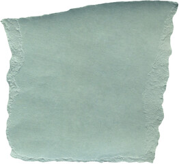Vintage crumpled light blue carton scrap. Piece of old cardboard with torn edges. Aged blue paper...