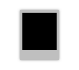 Minimalist Blank Polaroid Photo Frames PNG