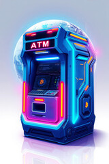 Bitcoin ATM machine for crypto transactions