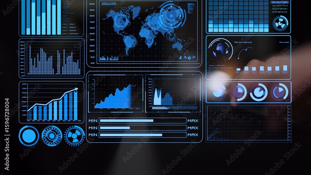 Poster data analytics and big data strategy for real-time analytics, predictive data modeling, business int