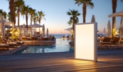 Obraz premium tropical resort hotel