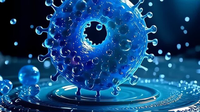 inwards angstrom mesmerizing spiral, the drift particle resemble fractal wandflower shaping fusillade away inwards an burst of luminous turquoise and abstruse indigos, whirl and twiddle