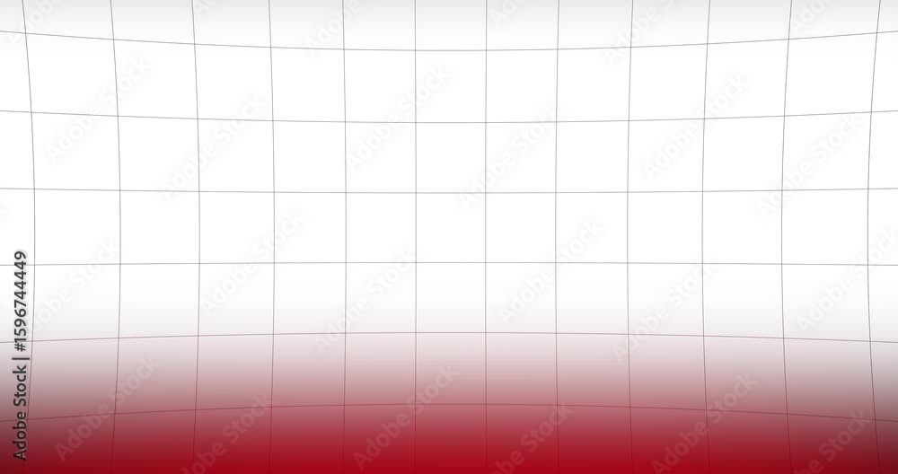 Aufkleber a video of a grid moving horizontally on a white background with a red glow
