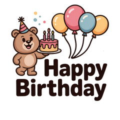 Fototapeta premium Free vector colorful cake