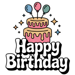 Free vector colorful cake