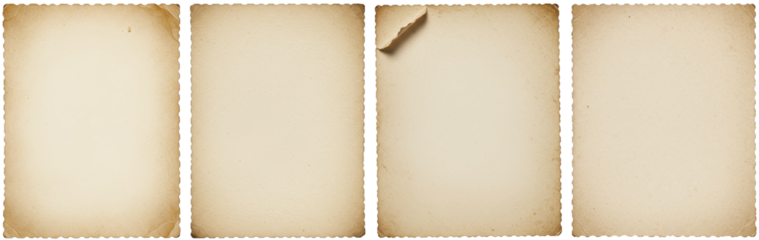 Vintage photo frames on textured background for memories display  