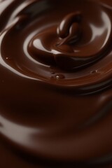 Gourmet Chocolate Dessert with Fruit Candy Topping
